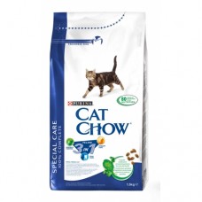 Cat Chow Special Care 3in1 - пълноценна храна против зъбен камък, образуване космени топки и за здрав уринарен тракт 15кг